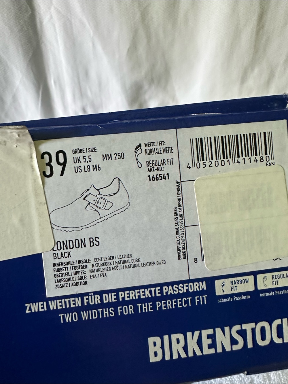 Birkenstock London BS Black Oiled Leather Clogs EU 39 US 8 Regular New Box - Picture 9 of 9